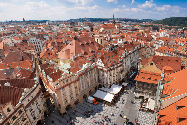 Stok fotoğraf: Prag · şehir · panorama · bir · güzel · Avrupa