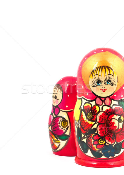 Orosz babák izolált fehér család arc Stock fotó © bloodua