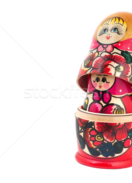 русский кукол изолированный белый семьи лице Сток-фото © bloodua