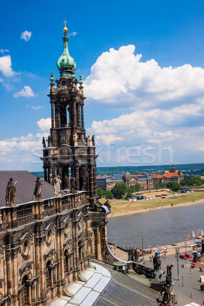 Панорама Дрезден Германия Cityscape Skyline город Сток-фото © bloodua