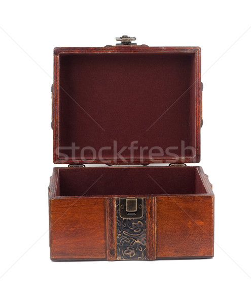 Treasure Chest. Isolated on a white background Stock photo © bloodua