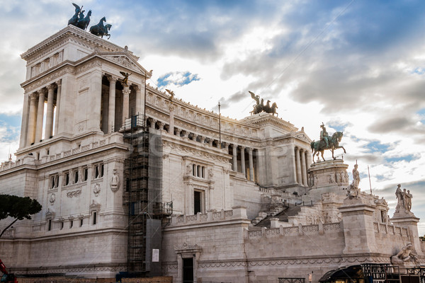 Lovas győztes rom kilátás Róma Olaszország Stock fotó © bloodua