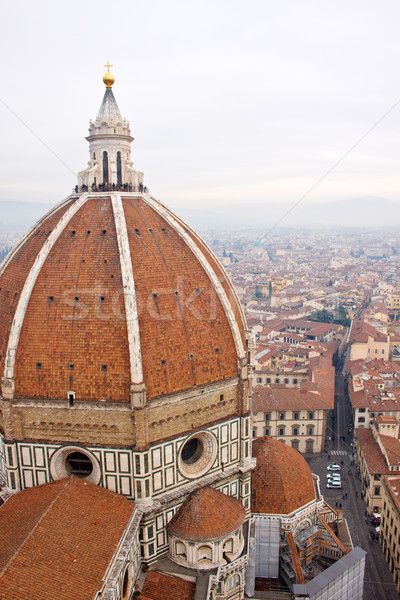Katedry Święty mikołaj Florencja Włochy piękna niebo Zdjęcia stock © bloodua