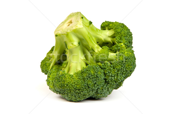 Single broccoli floret isolated on white Stock photo © bloodua