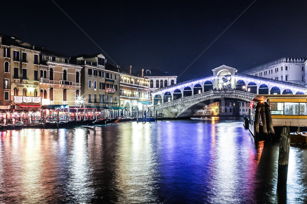 The Rialto bridge, Venice, Italy Stock photo © bloodua