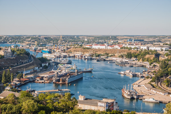 In the port of Sevastopol Stock photo © bloodua