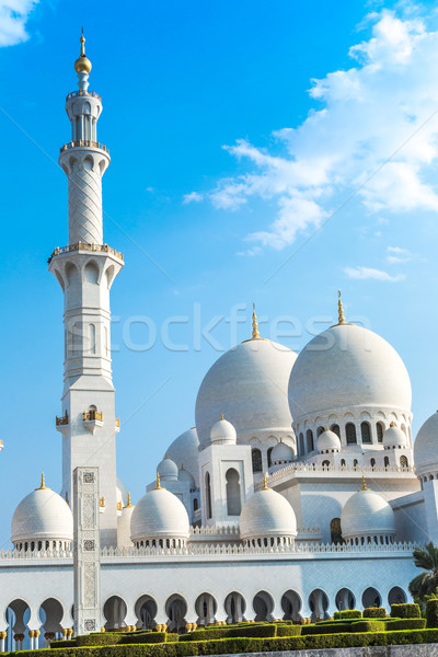 Abu Dhabi Sheikh Zayed White Mosque Stock photo © bloodua
