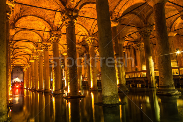 Underground Basilica Cistern (Yerebatan Sarnici) in Istanbul, Tu Stock photo © bloodua