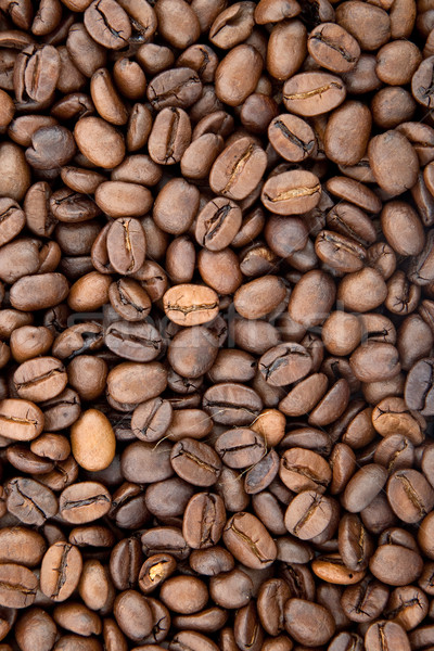 Foto stock: Grão · de · café · aromático · marrom · chocolate · fundo