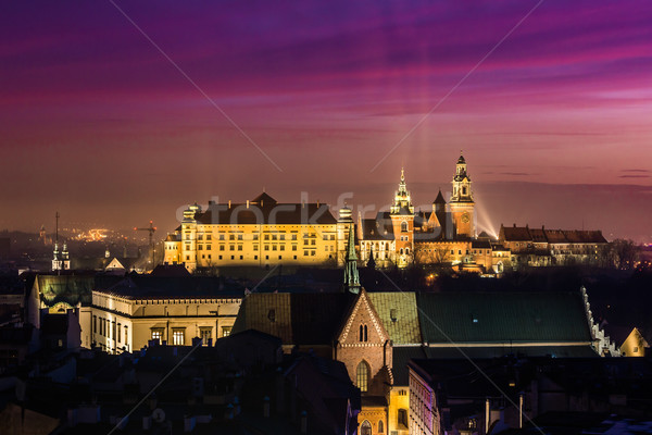 Poland, Krakow. Wawel Castle and Wistula . Krakow Poland. Stock photo © bloodua