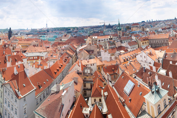 Praga cidade panorama um belo europa Foto stock © bloodua