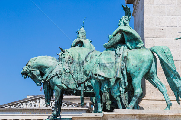 Stock photo: Hungary, Budapest Heroes' Square in the summer on a sunny day