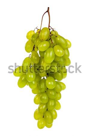 Uvas verdes aislado tiro blanco Foto stock © bloodua