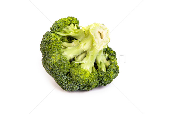 Single broccoli floret isolated on white Stock photo © bloodua