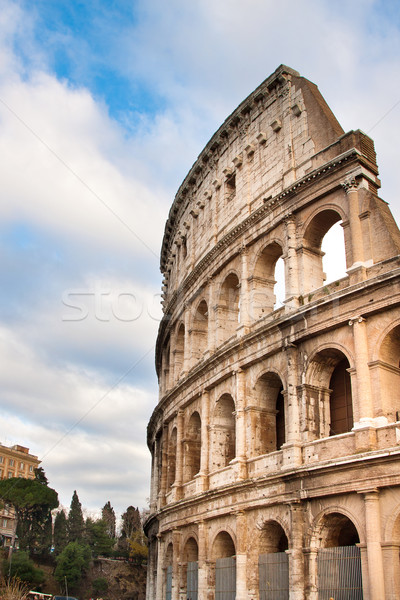 Colosseum Róma Olaszország ikonikus mondai épület Stock fotó © bloodua