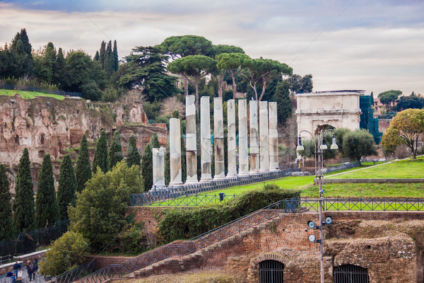 Roman ruins in Rome. Stock photo © bloodua