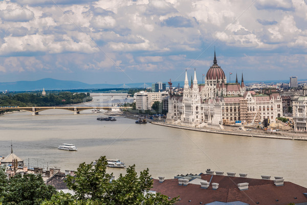The building of the Parliament in Budapest, Hungary Stock photo © bloodua