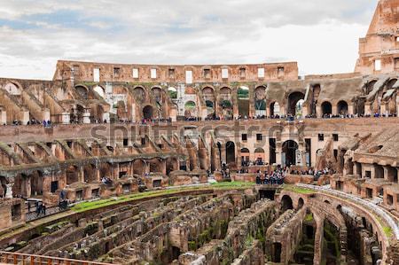 Ikonowy legendarny Rzym Włochy 2012 Zdjęcia stock © bloodua