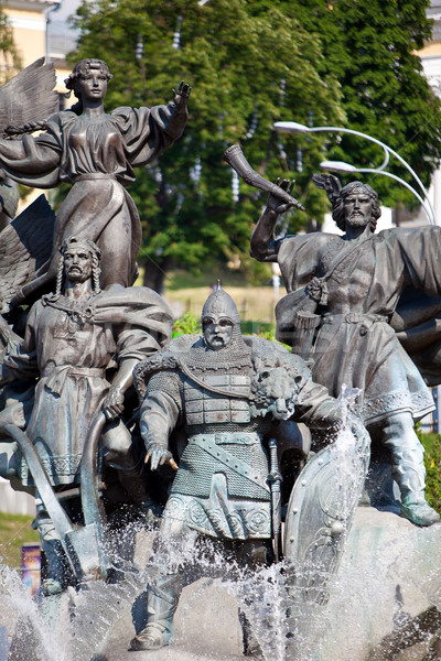 Monument of City-founders in Kiev. Ukraine Stock photo © bloodua