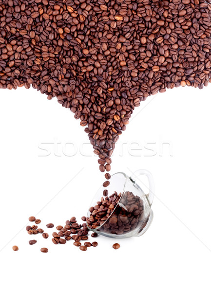 カップ コーヒーカップ コーヒー シード 孤立した 白 ストックフォト © bloodua
