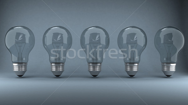 Bulb over background Stock photo © blotty