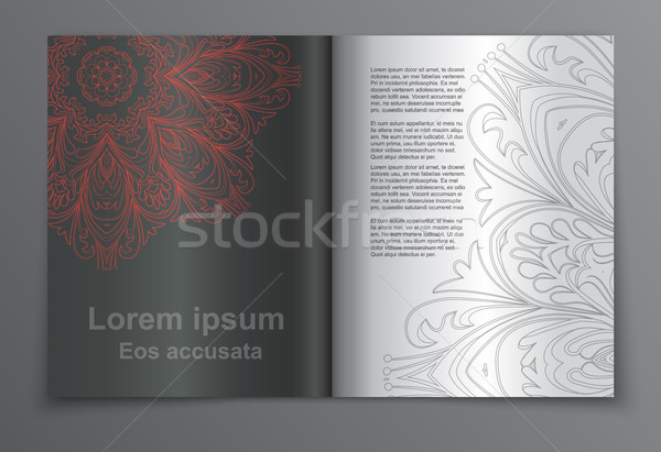 Revistă schema vector set brosura poster Imagine de stoc © blotty