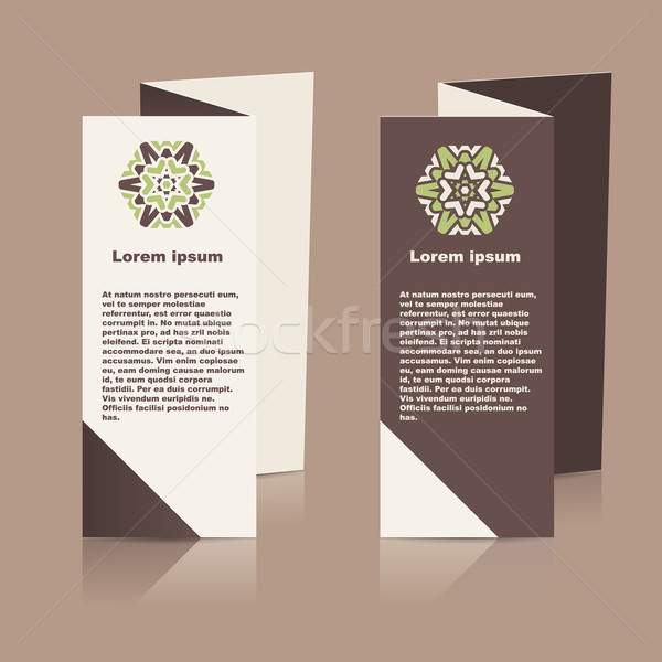 Stockfoto: Brochures · ontwerp · sociale · diagram · presentatie