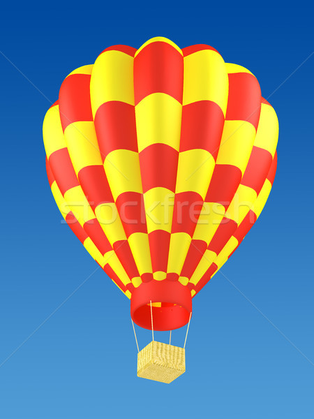 hot air balloon isolated on white Stock photo © blotty