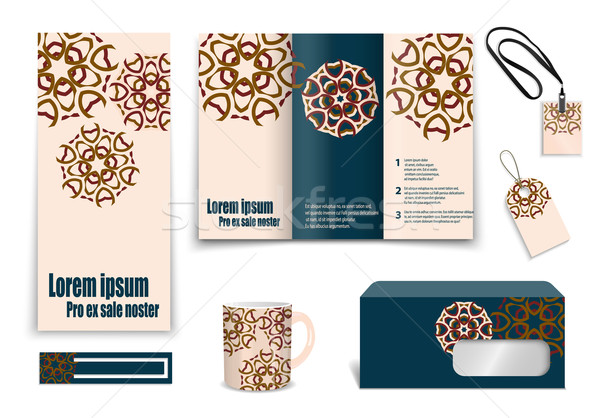 Présentation flyer design contenu affaires [[stock_photo]] © blotty