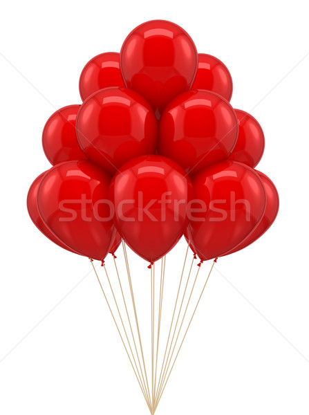 Piros buli születésnap színes szín boldog Stock fotó © blotty
