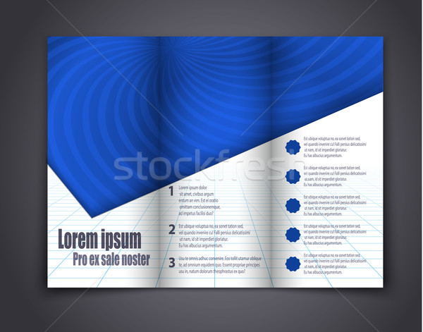 Abstract template brochure for design Stock photo © blotty
