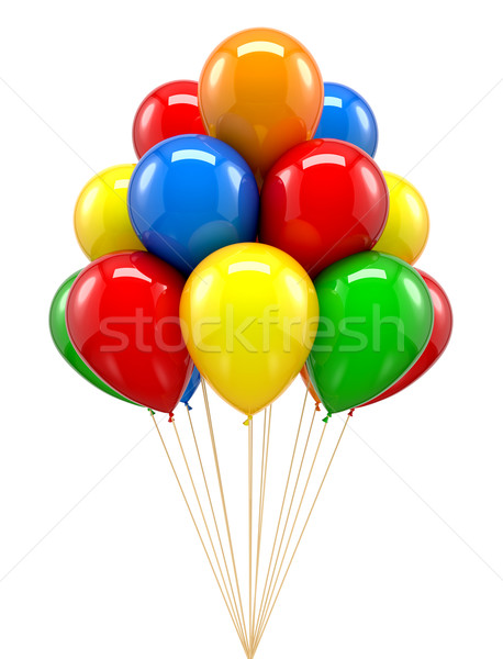 Red ballon for party, birthday Stock photo © blotty
