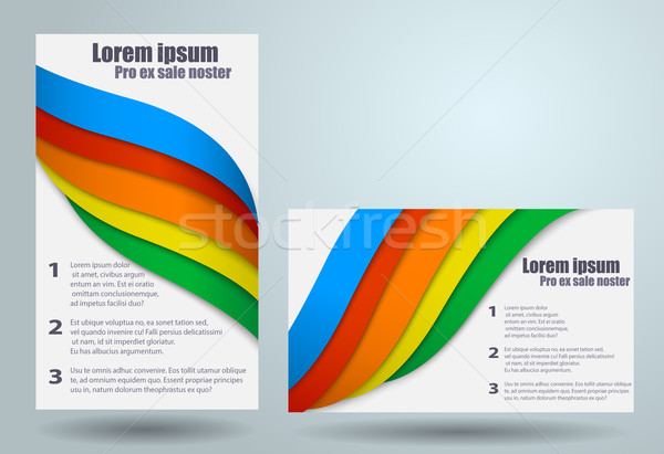 Foto stock: Colección · banner · diseno · vector · eps10 · ordenador