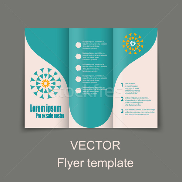 Abstract template brochure for design Stock photo © blotty
