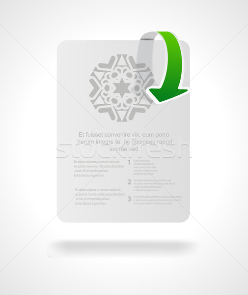 Vector  brochure or magazine cover  template Stock photo © blotty