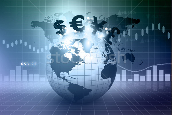 貨幣 符號 地球 金融 業務 錢 商業照片 © bluebay