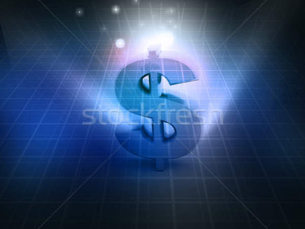 Dolar abstract afaceri fundal piaţă grafic Imagine de stoc © bluebay