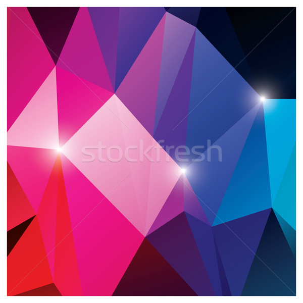 Streszczenie geometryczny kolorowy wzór projektu elementy Zdjęcia stock © BlueLela