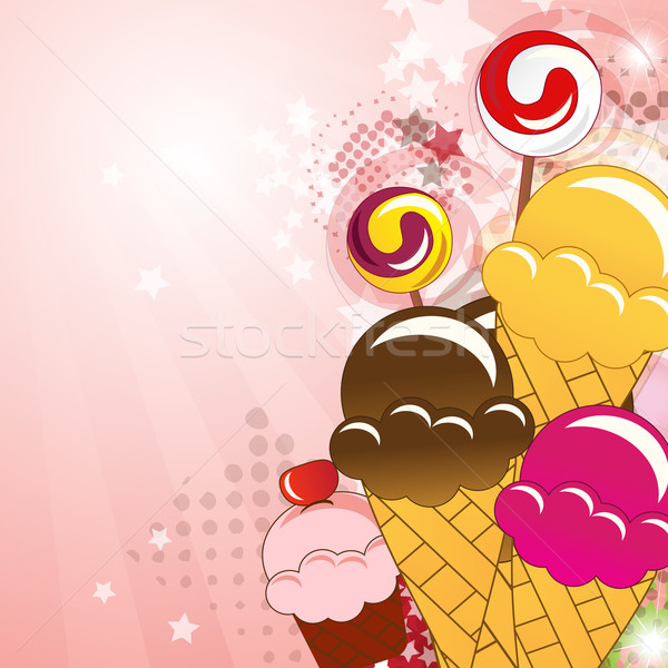 Collection of sweets, vector Stock photo © BlueLela