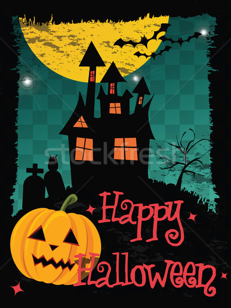 Halloween background, vector Stock photo © BlueLela