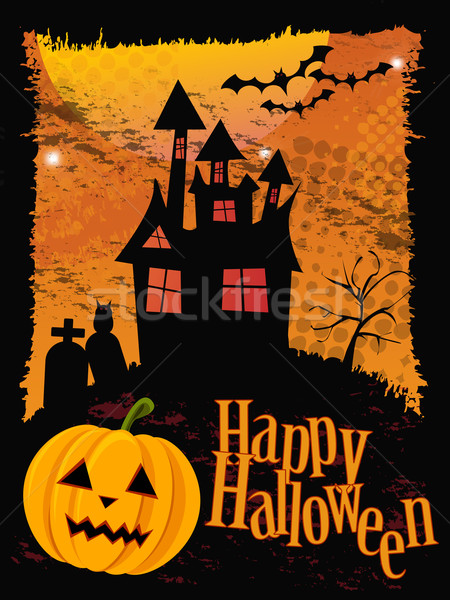 Halloween background, vector Stock photo © BlueLela