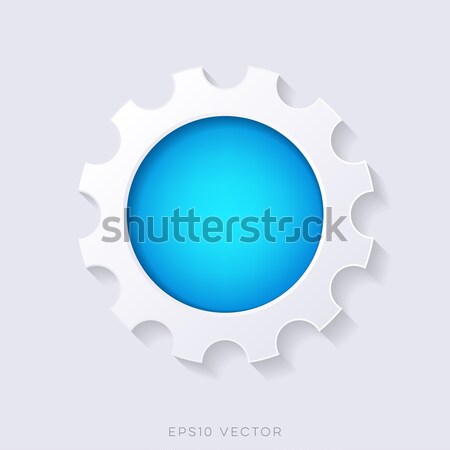 Blank vector 3d web button Stock photo © blumer1979
