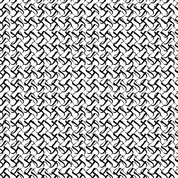 Abstract creatieve zwarte vector golvend Stockfoto © blumer1979