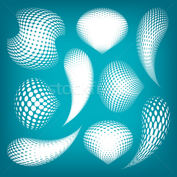 白 向量 色調 設計 分子 採集 商業照片 © blumer1979