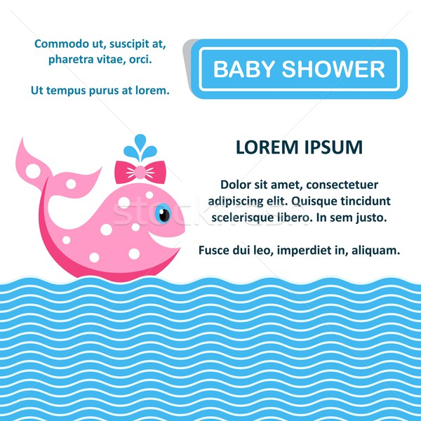 Baby shower design Stock photo © blumer1979