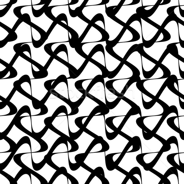 Abstract creatieve zwarte vector golvend Stockfoto © blumer1979
