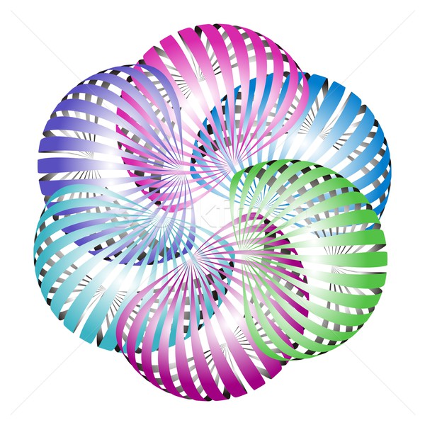Abstract flower icon Stock photo © blumer1979