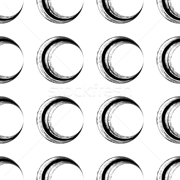 Kreis schwarz Vektor Papier Stock foto © blumer1979