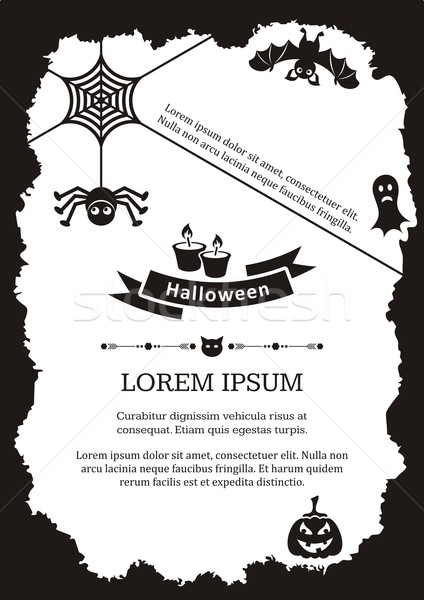 Halloween invitation Stock photo © blumer1979