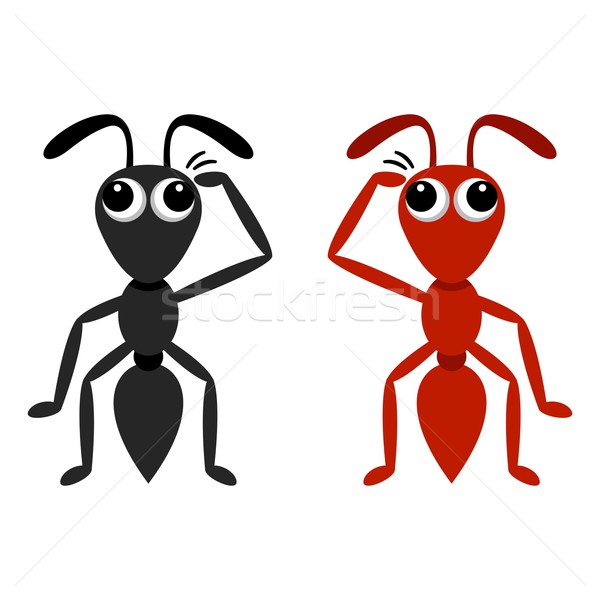 Black and red ant Stock photo © blumer1979